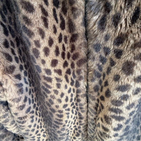 Vintage Worthington Faux Fur leopard print Coat - Picture 6 of 6